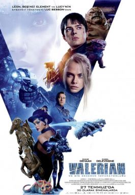 Valerian ve Bin Gezegen İmparatorluğu poster