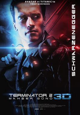 Terminator 2: Mahşer Günü 3D poster