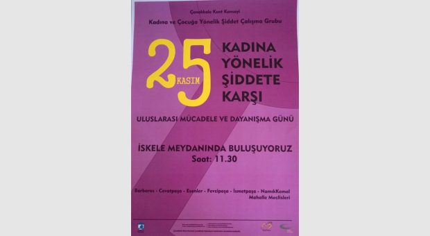 Kadına Yönelik Şiddete Karşı İskele Meydanında buluşuyoruz
