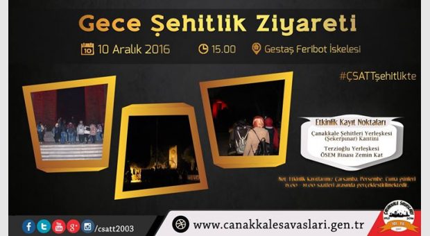 Gece Şehitlik Ziyareti