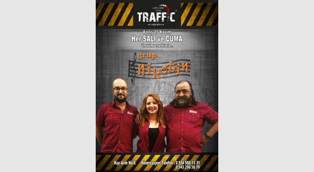 Traffic Cafe'de Nikotin serbest !