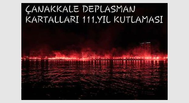 Çanakkale Deplasman Kartalları Meşale Şovu (4)