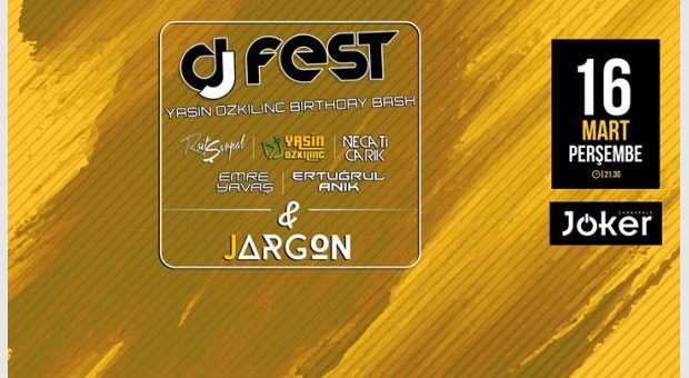 Dj Fest @jkrbar - 16 Mart Perşembe