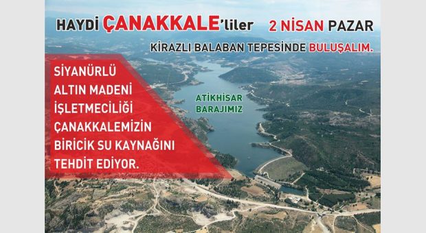 Çanakkale Su Kaynağında Nöbette.