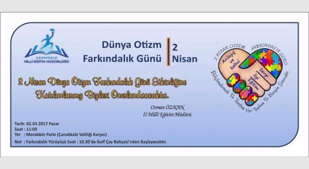2 nisan dünya otizm farkındalık günü etkinliği