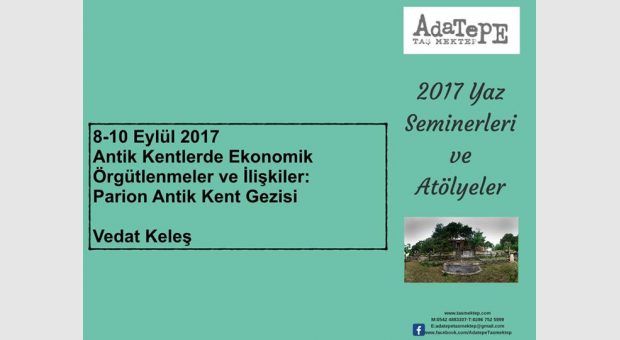 Antik Kentlerde Ekonomik Örgütlenmeler ve İlişkiler: Parion