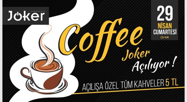 Coffee Joker Açılış @jkrbar | 29 Nisan Cumartesi