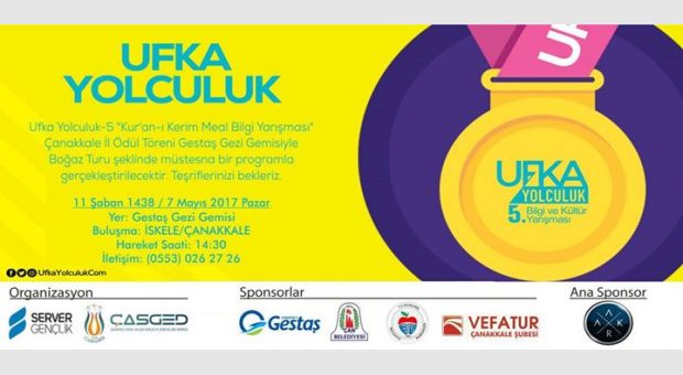 Ufka Yolculuk-5 Çanakkale İl Ödülleri Sahiplerini Buluyor.
