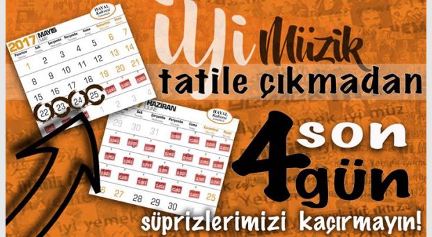 Tatil Başlamadan Son 4 Eğlence!