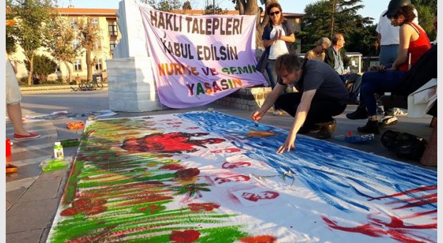 Ohal'e ve KHK'lara karşı Nuriye ve Semih'le Birlikteyiz!(4. gün)