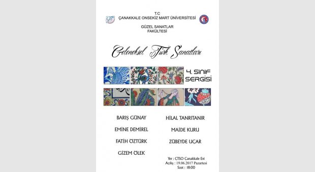 Çomü Geleneksel Türk Sanatları Bölümü 4. Sınıf Sergisi