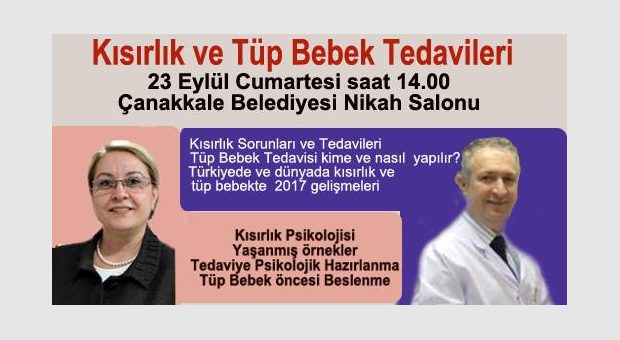 Çanakkale Tüp Bebek Toplantısı