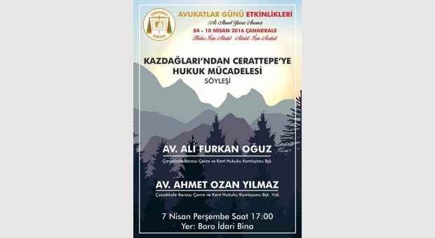 Kaz Dağları'ndan, Cerattepe'ye Hukuk Mücadelesi