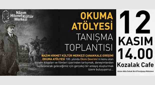 Okuma Atölyesi'ne Davet Ediyoruz