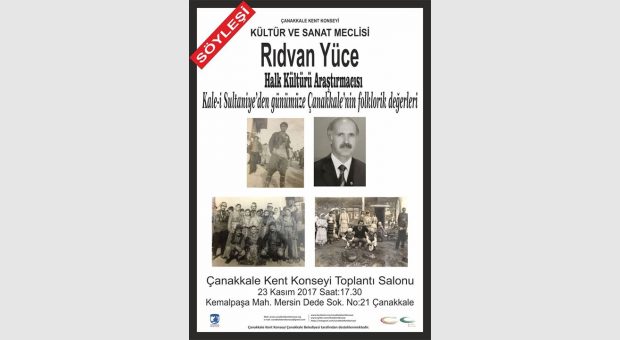 Kasım ayı Kültür Söyleşisi