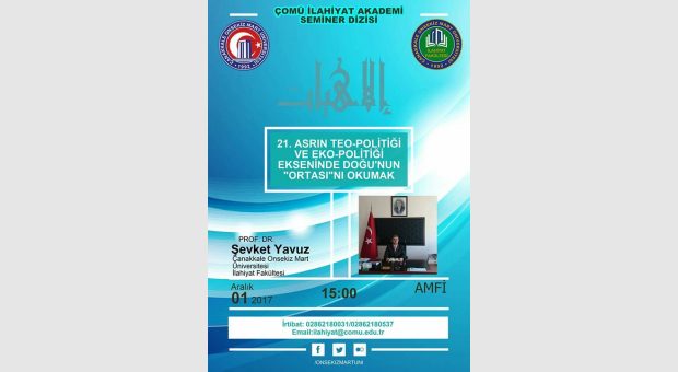 ÇOMÜ İLAHİYAT AKADEMİ SEMİNER DİZİSİ