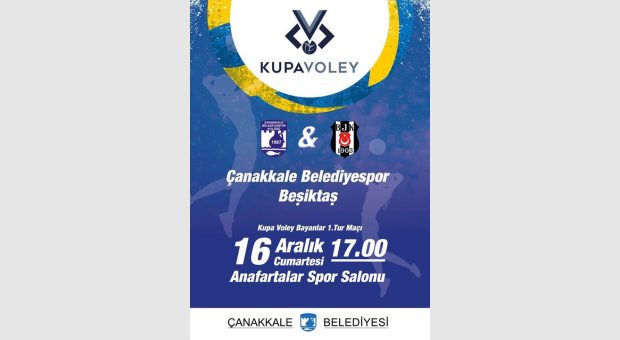 Çanakkale Belediyespor - Beşiktaş Kupa Voley 1.tur Maçi