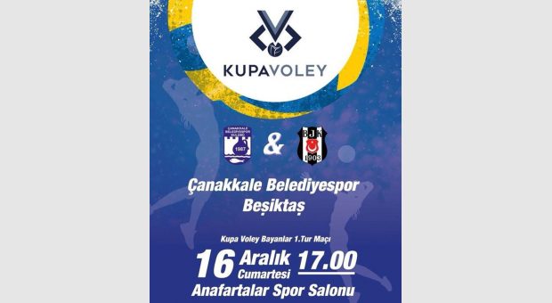 Çanakkale Belediyespor-besiktas kupa voley 1. Tur maçı