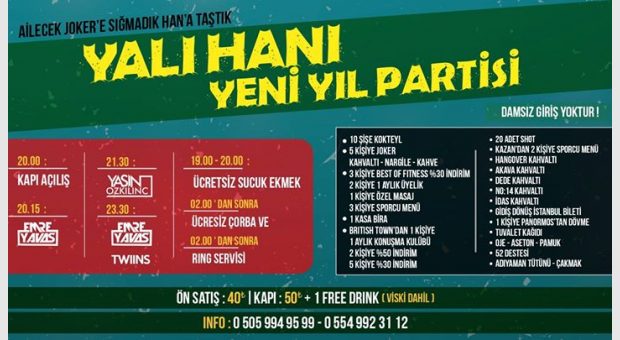 Yalı Hanı Yeni Yıl Partisi