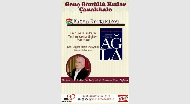 KİTAP KRİTİKLERİ 2-Rabia Brodbeck/Ağla