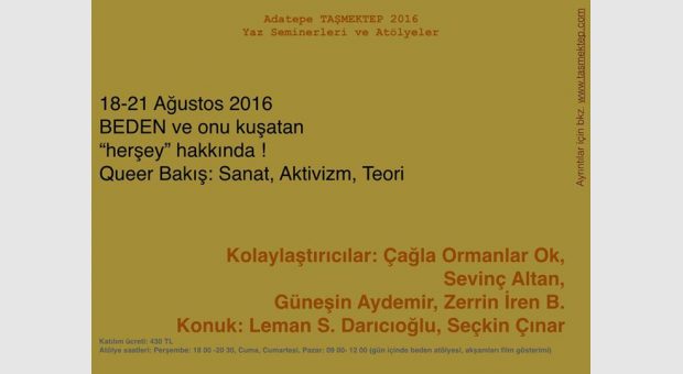 BEDEN ve onu kuşatan “herşey” hakkında : Queer Bakış