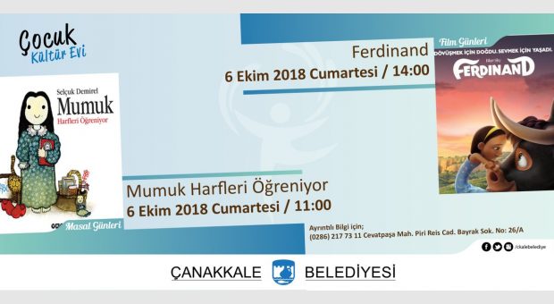 Çanakkale Belediyesi Çocuk Kültür Evi Film & Masal Günleri