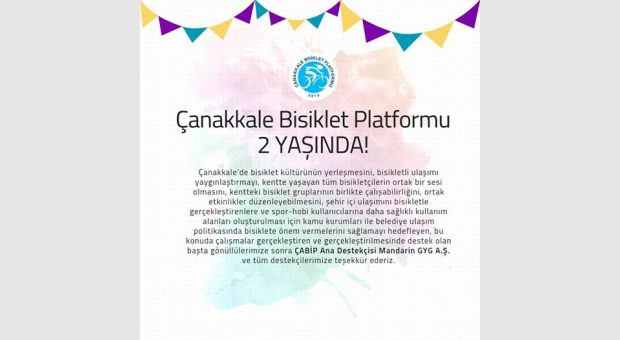 Çanakkale Bisiklet Platformu 2 Yaşında | Kutlama Partisi