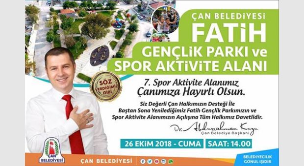 Fatih Gençlik Parkı ve Spor Aktivite Alanı Açılışı