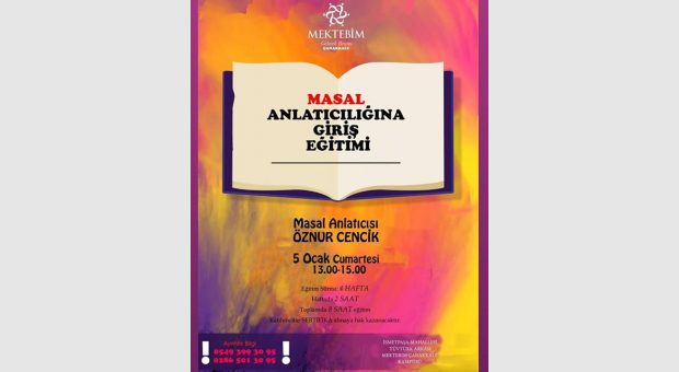 Masal Anlatıcılığına Giriş Eğitimi