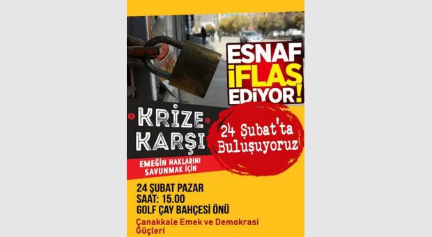 KRİZE KARŞI 24 ŞUBATTA BULUŞUYORUZ
