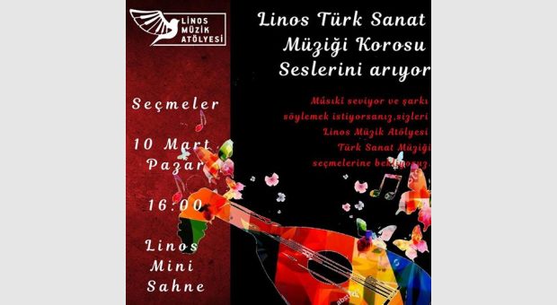 Linos Türk Sanat Müziği Korosu Seslerini Arıyor