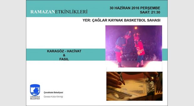 Ramazan Etkinlikleri – Karagöz Hacivat & Fasıl