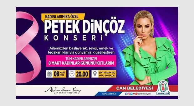 Kadınlarımıza Özel Petek Dinçöz Konseri