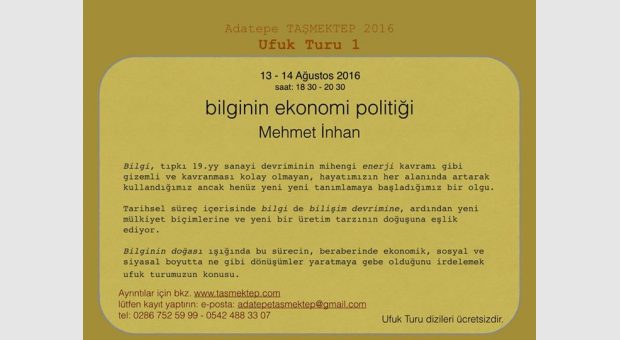 Bilginin Ekonomi Politiği / Mehmet Inhan