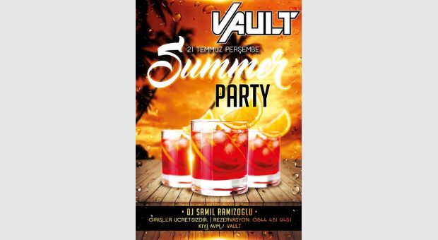 Summer Night Party / 21 Temmuz Perşembe / VAULT