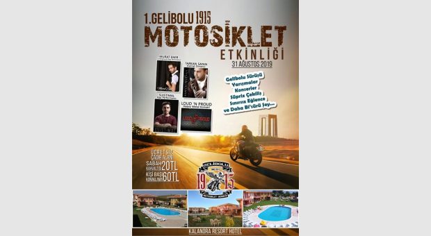 1. Gelibolu 1915 Motosiklet Derneği Etkinliği