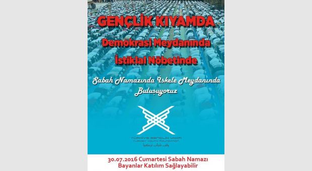Demokrasi Nöbetinde Sabah Namazı