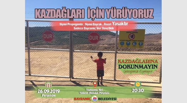 Kazdağları İçin Yürüyoruz