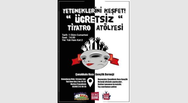 Yeteneğini Keşfet 'Ücretsiz Tiyatro Atolyesi