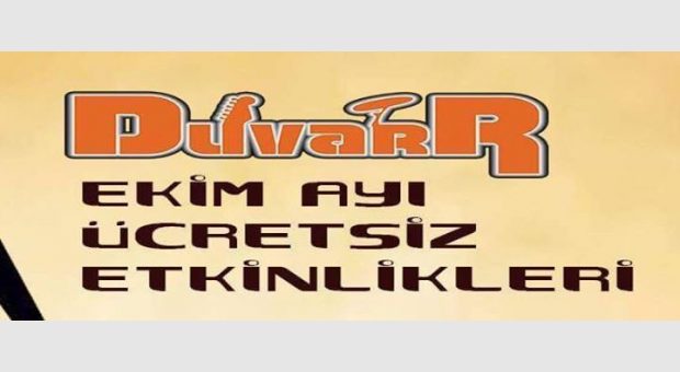 Duvar @Ekim Ayı Ücretsiz Etkinlikleri