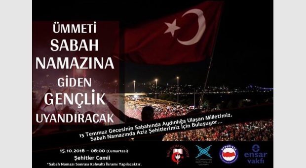 TÜGVA, Memur Sen, Ensar Vakfi, İlim Yayma Cemiyeti Sabah Namazı
