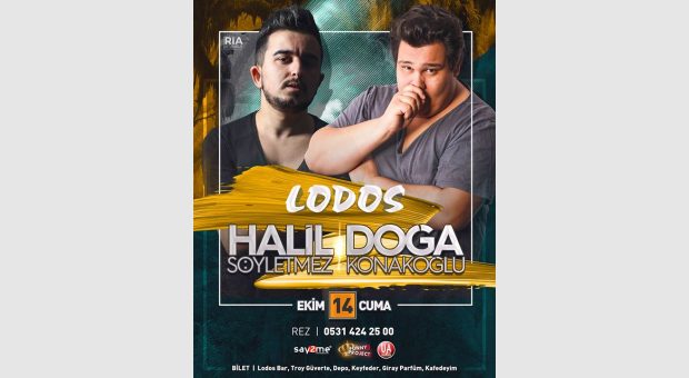 Halil Söyletmez & Doğa Konakoğlu / 14 Ekim Cuma / Lodos Bar