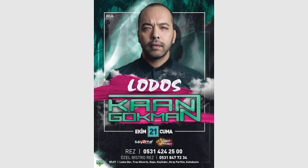 Dj Kaan Gökman & Pal Station / 21 Ekim Cuma / Lodos Bar
