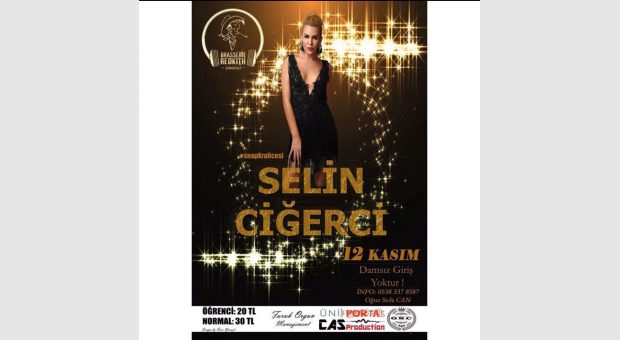 Snap Kraliçesi Selin Ciğerci Redkith Brasserie'de